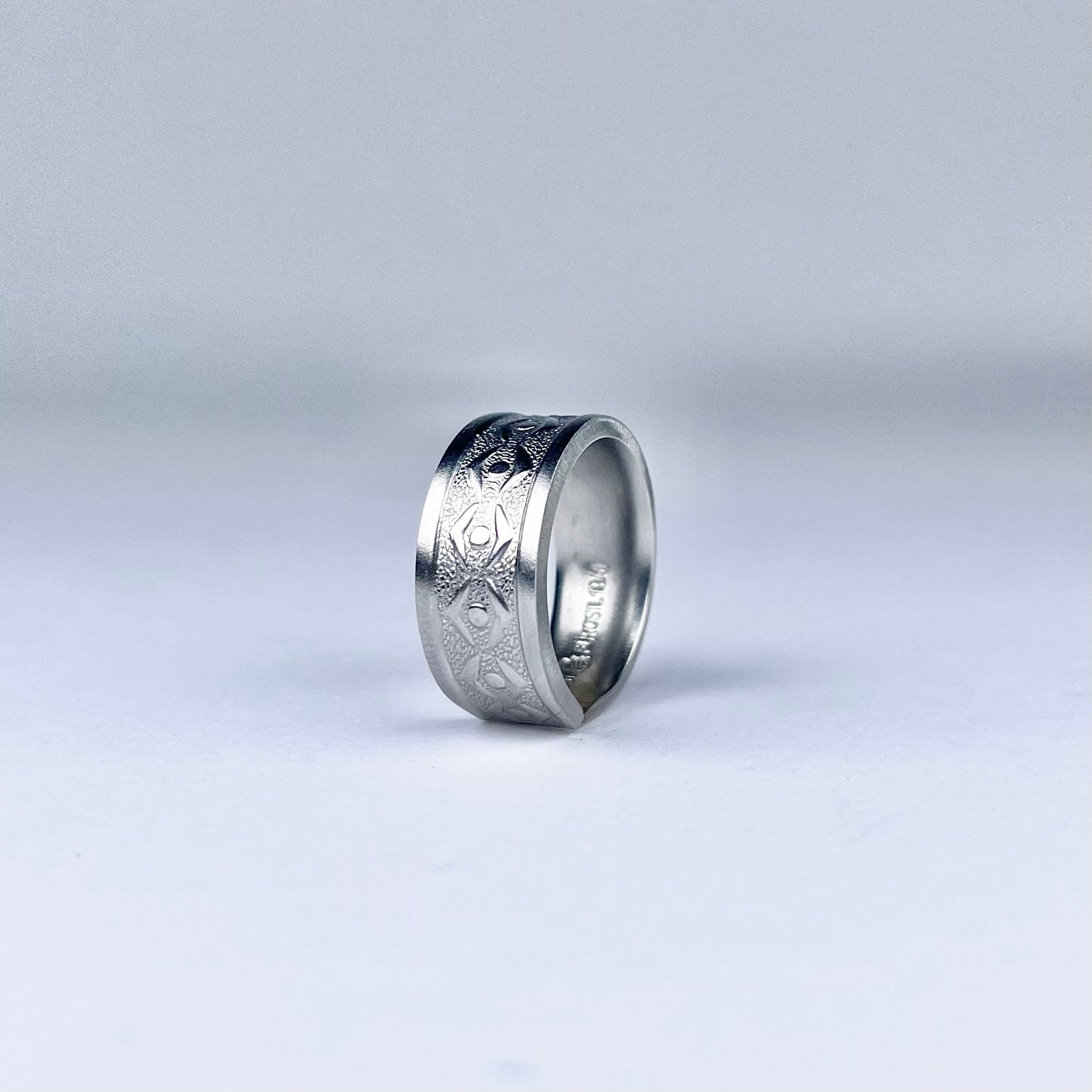 Nachhaltiger Schmuck | Quadratmuster Ring