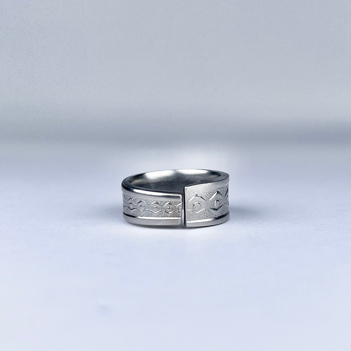 Nachhaltiger Schmuck | Quadratmuster Ring