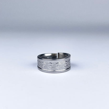 Nachhaltiger Schmuck | Quadratmuster Ring